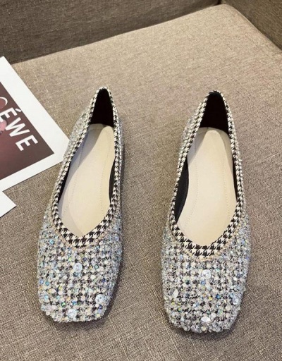 Spring New Arrival Full Rhinestone Flat Shoes #797465 $50.96 USD, Wholesale Fashion Flats