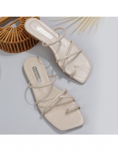 Replica  Women's Pure Color Outwear Slippers #797470 $18.00 USD for Wholesale