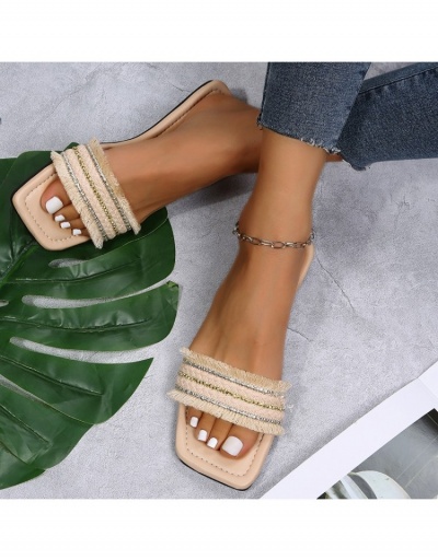 Replica  Women's New Tassels Outwear Slippers #797472 $19.43 USD for Wholesale