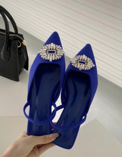 Replica Spring New Arrival Fashion Rhinestone Flats Sandals #797481 $41.73 USD for Wholesale