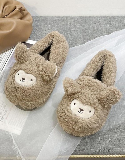 Replica Warmth Winter House Slip On Cotton Slippers #797494 $21.25 USD for Wholesale