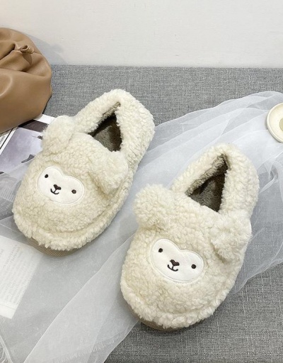 Replica Warmth Winter House Slip On Cotton Slippers #797494 $21.25 USD for Wholesale