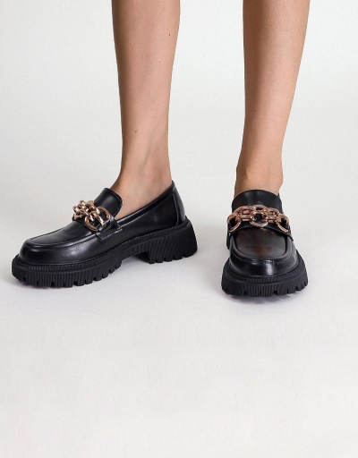 Preppy Style Casual Black Versatile Slip On Shoes #797496 $43.35 USD, Wholesale Fashion Flats