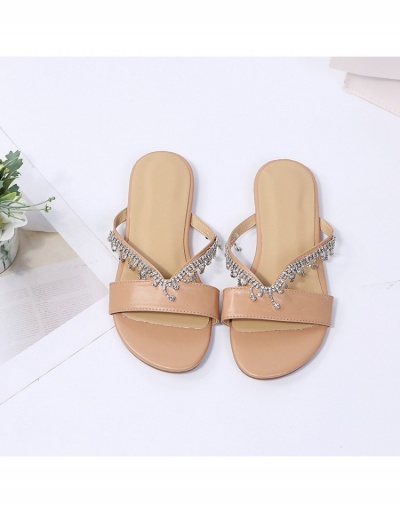 Replica  Diamond Pure Color Slippers For Women #797498 $20.03 USD for Wholesale