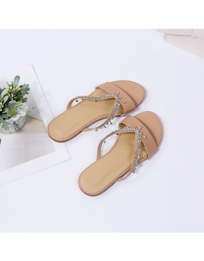 Replica  Diamond Pure Color Slippers For Women #797498 $20.03 USD for Wholesale