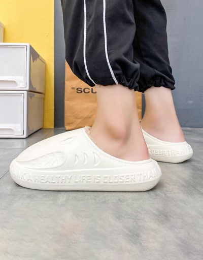 Replica Fall House Warmth Solid Cotton Slippers For Unisex #797505 $23.11 USD for Wholesale