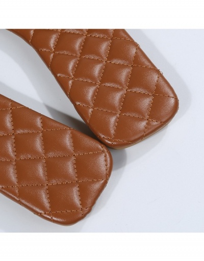 Replica  Weave Square Toe Flat Slippers For Women #797506 $20.47 USD for Wholesale