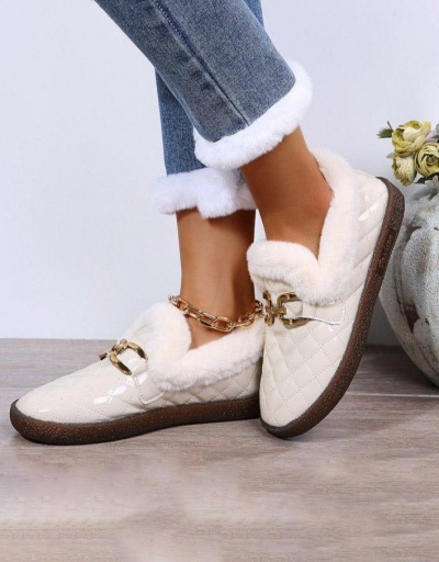 Replica Korean Style Plush Thicken Autumn Slip On Shoes #797511 $28.08 USD for Wholesale