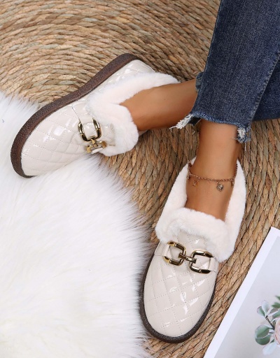 Replica Korean Style Plush Thicken Autumn Slip On Shoes #797511 $28.08 USD for Wholesale