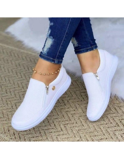 Replica Casual Plain White Slip On Shoes For Women #797513 $23.85 USD for Wholesale