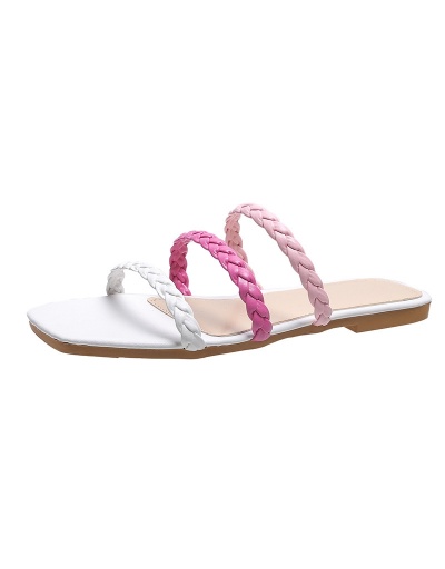 Replica Contrast Color Outdoor Women Slide Slippers #797514 $15.50 USD for Wholesale