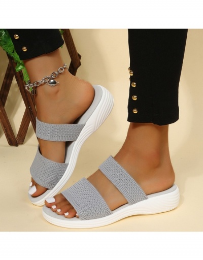  Women's Outdoor Street Platform Slippers #797516 $21.84 USD, Wholesale Fashion Slippers