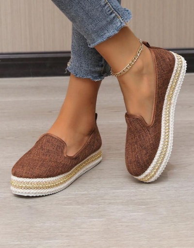 Vintage Roman Style Bubble Soles Slip On Shoes #797517 $26.71 USD, Wholesale Fashion Flats