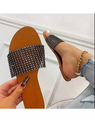 Fashion Street Rhinestone Slippers For Ladies #797520 $15.15 USD, Wholesale Fashion Slippers