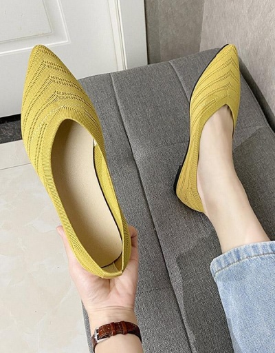 Casual Pointed Toe Slip On Flats For Female #797522 $17.61 USD, Wholesale Fashion Flats