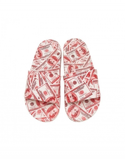 Replica Dollar Printed House Wear Indoor Slide Slippers #797525 $12.30 USD for Wholesale