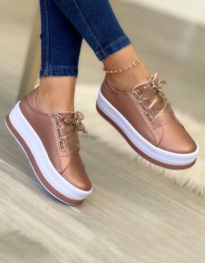 Replica Lightweight Lace Up Casual Chunky Soles Shoes #797526 $20.60 USD for Wholesale