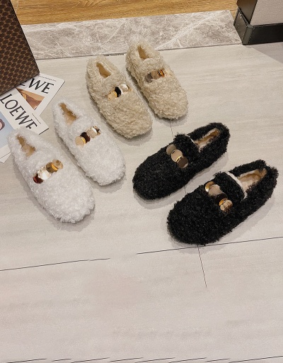 Replica New Arrival Fall Winter Plush Cotton Shoes #797533 $19.73 USD for Wholesale