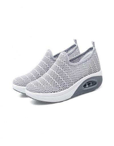 Replica Casual Knitted Knitted Women Slip On Shoes #797538 $25.14 USD for Wholesale