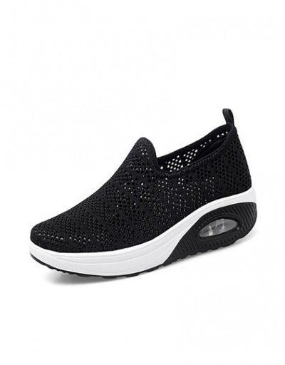 Replica Casual Knitted Knitted Women Slip On Shoes #797538 $25.14 USD for Wholesale