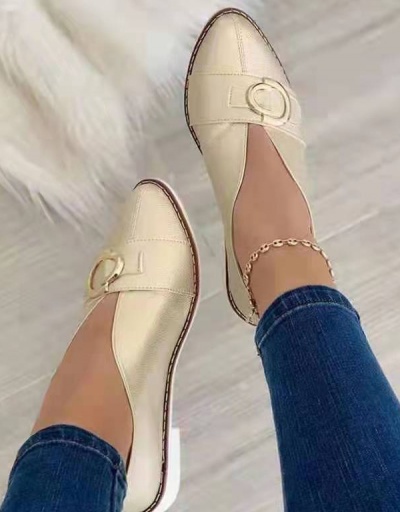 Pointed Toe Casual Slip On Shoes For Women #797540 $21.17 USD, Wholesale Fashion Flats