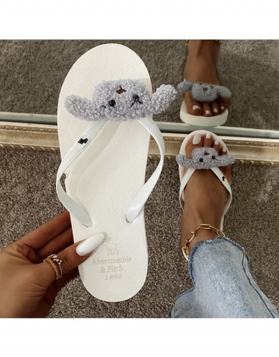 Cute Fashion Bear Design  Cartoon Casual Slippers #797555 $7.90 USD, Wholesale Fashion Slippers