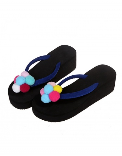 Replica Summer Fashion Color Block Beach Slippers  #797563 $10.01 USD for Wholesale