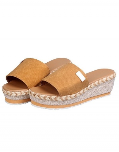  New European Slip One Peep Toe Casual Slippers #797566 $15.50 USD, Wholesale Fashion Slippers