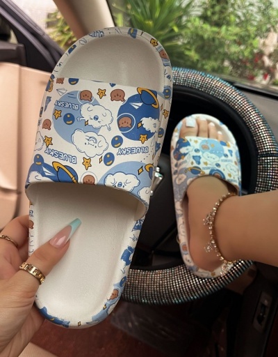  PVC Printing Round Toe Women Slippers #797588 $14.04 USD, Wholesale Fashion Slippers