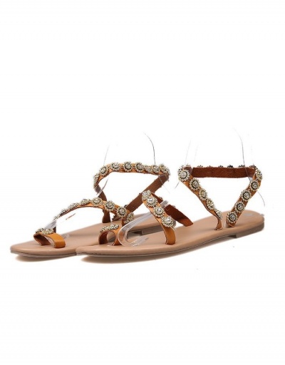 Replica  Fashion Summer Rhinestone Sandals For Women #797604 $18.40 USD for Wholesale