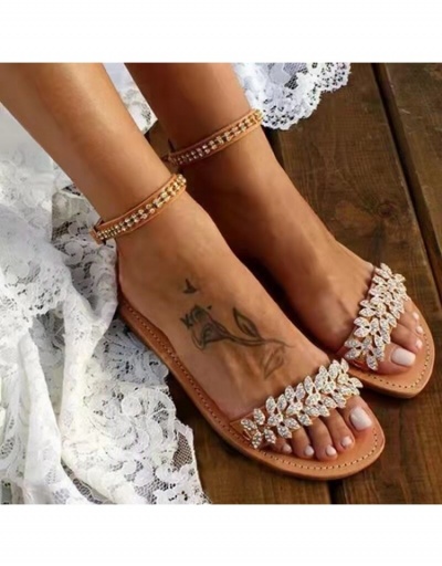  Summer Rhinestone Casual Women's Sandals #797606 $20.49 USD, Wholesale Fashion Sandals