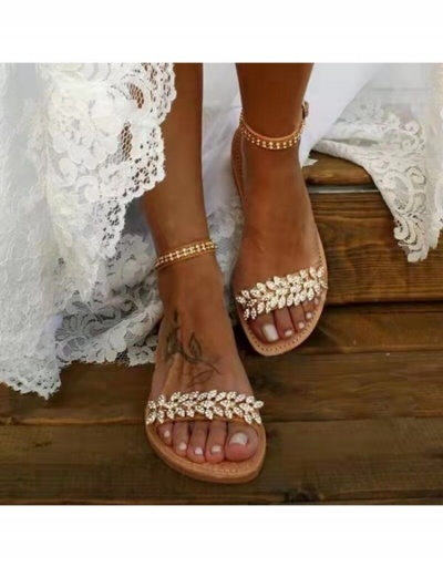 Replica  Summer Rhinestone Casual Women's Sandals #797606 $20.49 USD for Wholesale