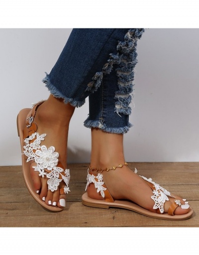  Bohemian Lace Beach Sandals For Women #797612 $19.43 USD, Wholesale Fashion Sandals