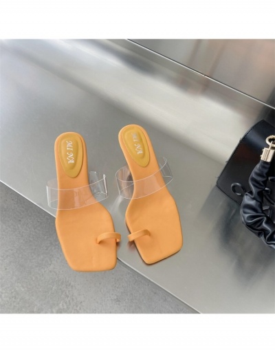 Replica  Summer PVC Transparent Heeled Slippers #797613 $38.48 USD for Wholesale