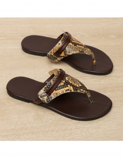 Replica Wild Sexy Leopard Printing Casual Beach Slippers  #797636 $12.73 USD for Wholesale