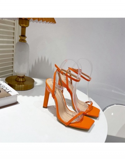 Replica  Simple Wedding Pure Color Ankle Strap Women's High Heels Sandals #797637 $39.00 USD for Wholesale