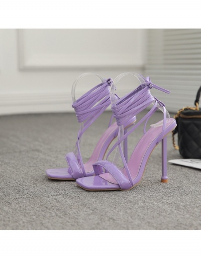 Replica Show Style Bandage Square Toe High Heel Sandals  #797687 $43.82 USD for Wholesale