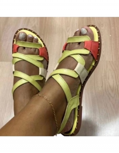 Replica  Casual Hollowed Out Patent Leather Women's Sandals #797703 $19.50 USD for Wholesale