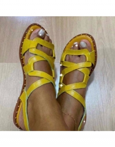 Replica  Casual Hollowed Out Patent Leather Women's Sandals #797703 $19.50 USD for Wholesale