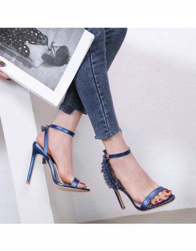 Replica  Sexy Stiletto Peep Toe Sandals Heels #797706 $38.32 USD for Wholesale