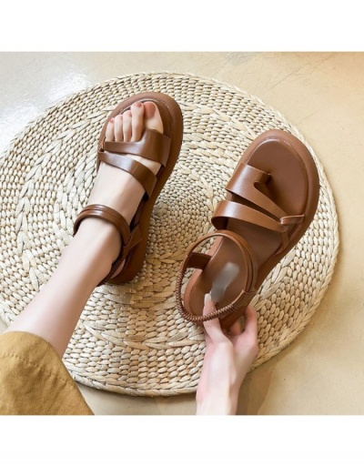 Easy Matching Street White Slip On Sandals #797734 $23.66 USD, Wholesale Fashion Sandals