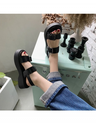 Replica  2022 Summer Korean Platform Sandals #797740 $23.38 USD for Wholesale