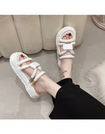 Replica  Summer Korean Fashion Round Toe Sandals #797747 $21.06 USD for Wholesale