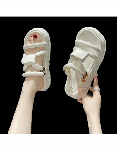 Replica  Summer Korean Fashion Round Toe Sandals #797747 $21.06 USD for Wholesale