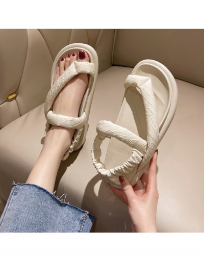 Replica  Summer Fashion Ruched Beach Sandals #797755 $23.85 USD for Wholesale