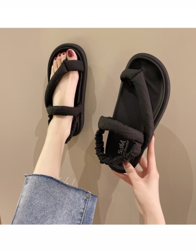 Replica  Summer Fashion Ruched Beach Sandals #797755 $23.85 USD for Wholesale