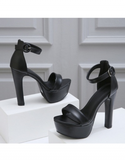 Replica  Fashion Solid Peep Toe Platforms Heels #797759 $37.18 USD for Wholesale