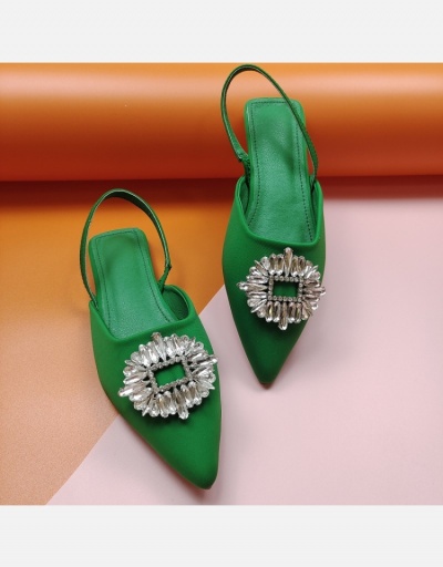 Replica Ladies Vintage Rhinestone Slip On Flats #797783 $31.59 USD for Wholesale