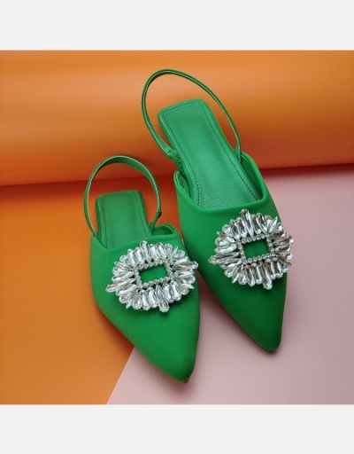 Replica Ladies Vintage Rhinestone Slip On Flats #797783 $31.59 USD for Wholesale