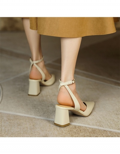 Replica Pointed Toe Ankle Strap Designer Heels #797784 $22.75 USD for Wholesale